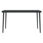 vidaXL Juego de comedor de jardín 5 piezas con cojines negro vidaXL Juego de comedor de jardín 5 piezas con cojines negro