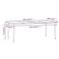 vidaXL Juego de comedor para jardín 9 piezas y cojines marrón y negro vidaXL Juego de comedor para jardín 9 piezas y cojines marrón y negro