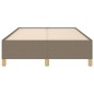 vidaXL Estructura de cama de tela gris taupe 120x200 cm vidaXL Estructura de cama de tela gris taupe 120x200 cm