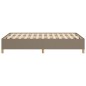 vidaXL Estructura de cama de tela gris taupe 120x200 cm vidaXL Estructura de cama de tela gris taupe 120x200 cm