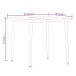 vidaXL Juego de comedor para jardín 3 piezas negro vidaXL Juego de comedor para jardín 3 piezas negro