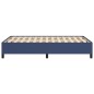 vidaXL Estructura de cama de tela azul 120x200 cm vidaXL Estructura de cama de tela azul 120x200 cm