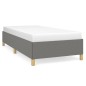 vidaXL Estructura de cama de tela gris oscuro 90x190 cm vidaXL Estructura de cama de tela gris oscuro 90x190 cm