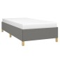 vidaXL Estructura de cama de tela gris oscuro 90x190 cm vidaXL Estructura de cama de tela gris oscuro 90x190 cm