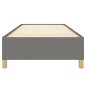 vidaXL Estructura de cama de tela gris oscuro 90x190 cm vidaXL Estructura de cama de tela gris oscuro 90x190 cm