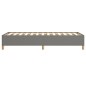 vidaXL Estructura de cama de tela gris oscuro 90x190 cm vidaXL Estructura de cama de tela gris oscuro 90x190 cm