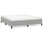 vidaXL Estructura de cama gris claro tela 180x200 cm