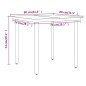 vidaXL Juego de comedor de jardín 3 piezas con cojines marrón vidaXL Juego de comedor de jardín 3 piezas con cojines marrón