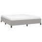 vidaXL Estructura de cama gris claro tela 180x200 cm