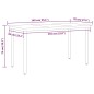 vidaXL Juego de comedor para jardín 7 piezas negro vidaXL Juego de comedor para jardín 7 piezas negro