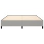 vidaXL Estructura de cama gris claro tela 180x200 cm