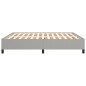 vidaXL Estructura de cama gris claro tela 180x200 cm