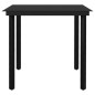 vidaXL Juego de comedor para jardín 5 piezas ratán sintético gris vidaXL Juego de comedor para jardín 5 piezas ratán sintético gris