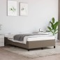 vidaXL Estructura de cama de tela gris taupe 120x200 cm vidaXL Estructura de cama de tela gris taupe 120x200 cm