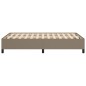 vidaXL Estructura de cama de tela gris taupe 120x200 cm vidaXL Estructura de cama de tela gris taupe 120x200 cm
