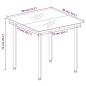 vidaXL Juego de comedor de jardín 5 piezas con cojines marrón vidaXL Juego de comedor de jardín 5 piezas con cojines marrón