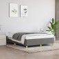 vidaXL Estructura de cama de tela gris oscuro 140x190 cm vidaXL Estructura de cama de tela gris oscuro 140x190 cm