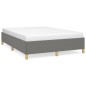 vidaXL Estructura de cama de tela gris oscuro 140x190 cm vidaXL Estructura de cama de tela gris oscuro 140x190 cm
