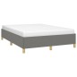 vidaXL Estructura de cama de tela gris oscuro 140x190 cm vidaXL Estructura de cama de tela gris oscuro 140x190 cm
