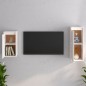 vidaXL Muebles para TV 2 piezas madera maciza de pino blanco