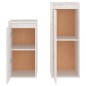 vidaXL Muebles para TV 2 piezas madera maciza de pino blanco
