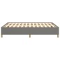 vidaXL Estructura de cama de tela gris oscuro 140x190 cm vidaXL Estructura de cama de tela gris oscuro 140x190 cm