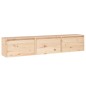 vidaXL Mueble de TV 3 piezas madera maciza de pino vidaXL Mueble de TV 3 piezas madera maciza de pino