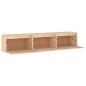 vidaXL Mueble de TV 3 piezas madera maciza de pino vidaXL Mueble de TV 3 piezas madera maciza de pino