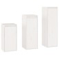 vidaXL Muebles para TV 3 piezas madera maciza de pino blanco vidaXL Muebles para TV 3 piezas madera maciza de pino blanco