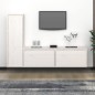 vidaXL Muebles para TV 3 piezas madera maciza de pino blanco vidaXL Muebles para TV 3 piezas madera maciza de pino blanco