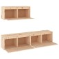 vidaXL Muebles para TV 3 piezas madera maciza de pino vidaXL Muebles para TV 3 piezas madera maciza de pino