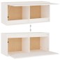vidaXL Muebles para TV 8 piezas madera maciza de pino blanco