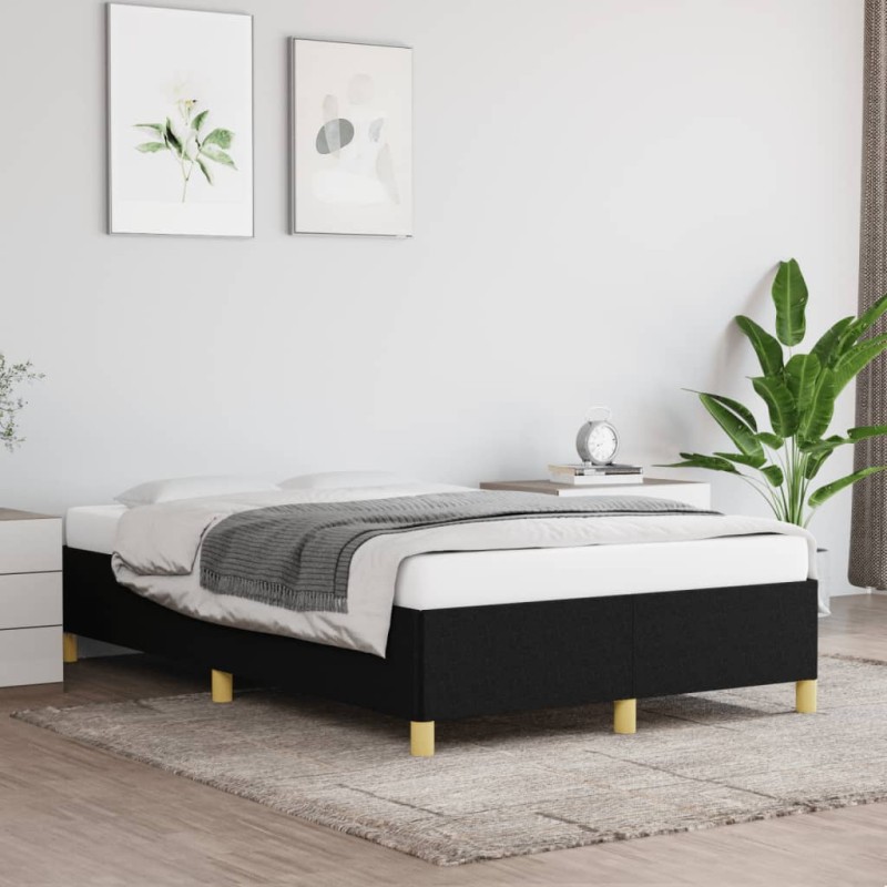 vidaXL Estructura de cama de tela gris claro 120x200 cm vidaXL Estructura de cama de tela gris claro 120x200 cm