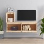vidaXL Muebles para TV 3 piezas madera maciza de pino