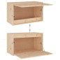 vidaXL Muebles para TV 3 piezas madera maciza de pino