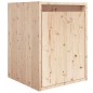 vidaXL Muebles para TV 3 piezas madera maciza de pino