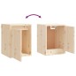 vidaXL Muebles para TV 3 piezas madera maciza de pino