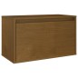 vidaXL Muebles para TV 5 piezas madera maciza de pino marrón miel