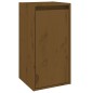 vidaXL Muebles para TV 5 piezas madera maciza de pino marrón miel