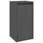 vidaXL Muebles para TV 6 piezas madera maciza de pino gris