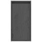 vidaXL Muebles para TV 6 piezas madera maciza de pino gris