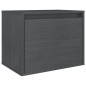 vidaXL Muebles para TV 4 piezas madera maciza de pino gris vidaXL Muebles para TV 4 piezas madera maciza de pino gris