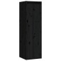 vidaXL Muebles para TV 6 piezas madera maciza de pino negro vidaXL Muebles para TV 6 piezas madera maciza de pino negro