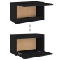 vidaXL Muebles para TV 6 piezas madera maciza de pino negro vidaXL Muebles para TV 6 piezas madera maciza de pino negro