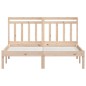 vidaXL Estructura de cama madera maciza de pino 140x190 cm