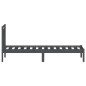 vidaXL Estructura de cama madera maciza de pino gris 90x200 cm vidaXL Estructura de cama madera maciza de pino gris 90x200 cm