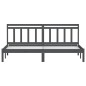 vidaXL Estructura de cama de madera maciza de pino gris 200x200 cm vidaXL Estructura de cama de madera maciza de pino gris 200x200 cm