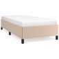 vidaXL Estructura de cama cuero sintético color capuchino 80x200 cm vidaXL Estructura de cama cuero sintético color capuchino 80x200 cm
