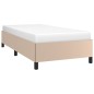 vidaXL Estructura de cama cuero sintético color capuchino 80x200 cm vidaXL Estructura de cama cuero sintético color capuchino 80x200 cm