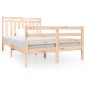 vidaXL Estructura de cama madera maciza 4FT pequeña doble 120x190 cm vidaXL Estructura de cama madera maciza 4FT pequeña doble 120x190 cm